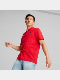 Футболки и поло PUMA Ferrari Style Jacquard Polo модель 538331 Фото