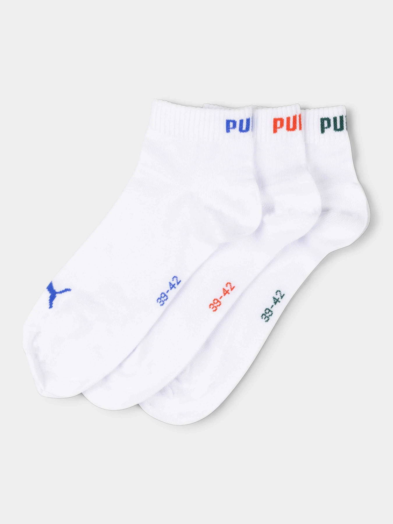 Носки и гольфы PUMA Unisex Quarter Plain 3p модель 906978 Фото