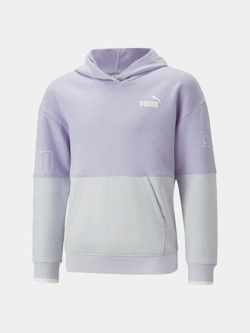 Худи и свитшоты PUMA Power Colorblock Hoodie модель 673549 Фото