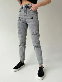 Джинси ISSA Plus модель WN20-236_grey Фото