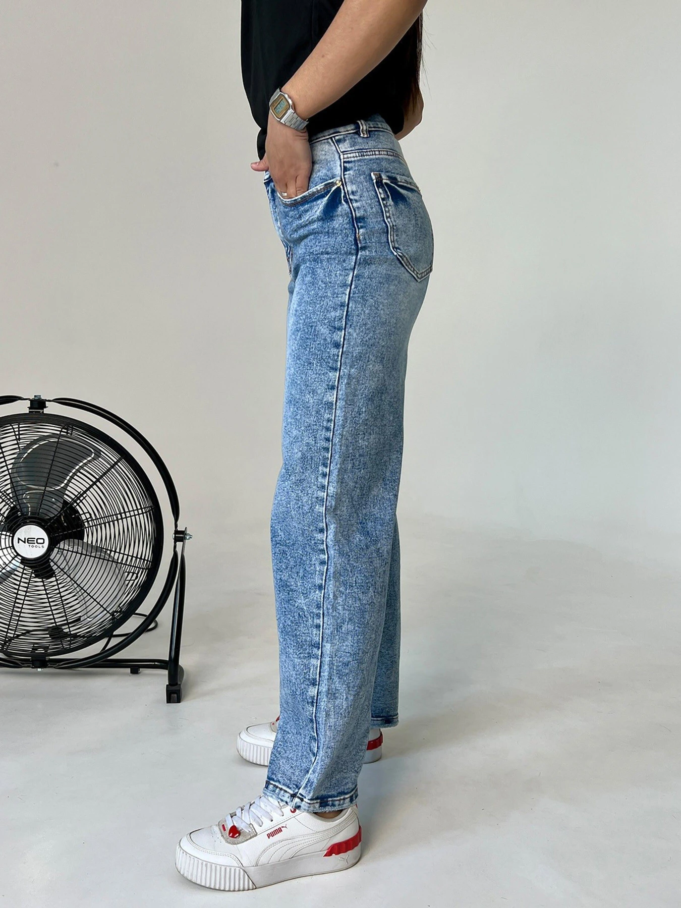 Джинсы ISSA Plus модель WN20-398_blue Джинсы ISSA Plus модель WN20-398_blue Фото