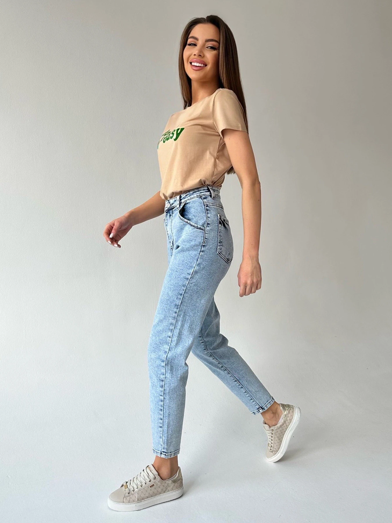 Джинси ISSA Plus модель WN20-399_blue Джинси ISSA Plus модель WN20-399_blue Фото