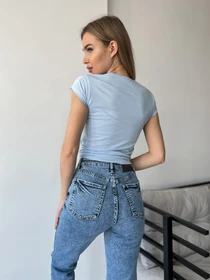 Джинси ISSA Plus модель WN20-400_blue Фото