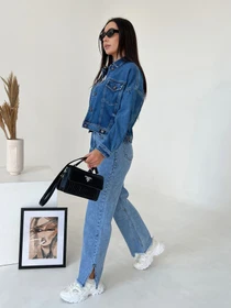 Куртки та дублянки ISSA Plus модель WN20-417_blue Фото