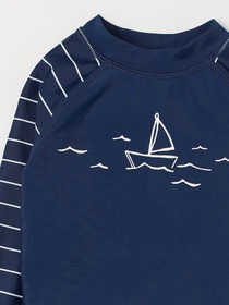 Одежда для пляжа H&M Купальний лонгслів модель 42234 Фото