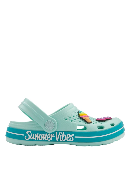 Шлёпанцы COQUI модель 6423LT.MINT_TURQUOISE_SUMMER_AMULET Фото