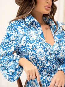 Сукні ISSA Plus модель 13864_blue Фото