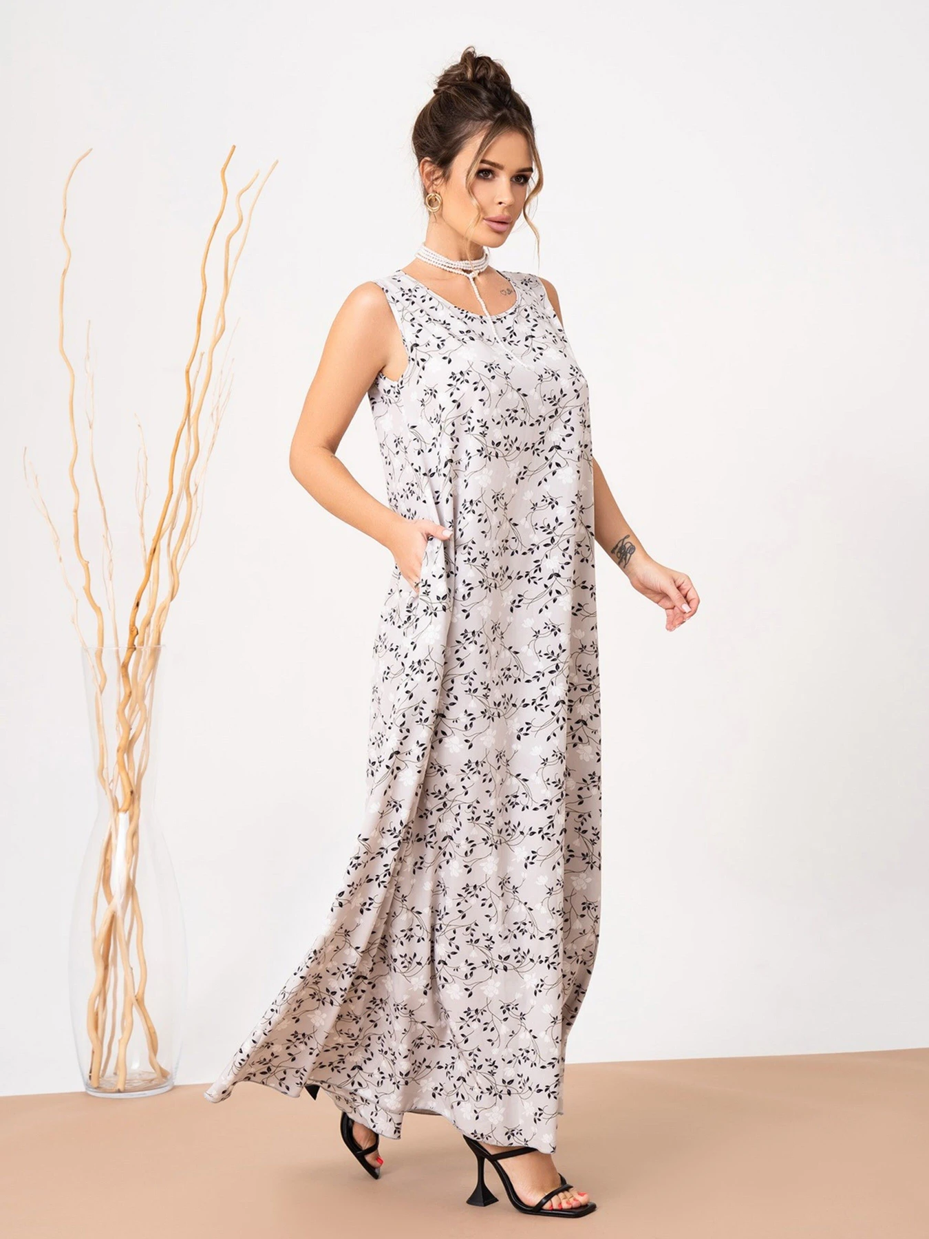 Платья ISSA Plus модель 13867_grey Платья ISSA Plus модель 13867_grey Фото