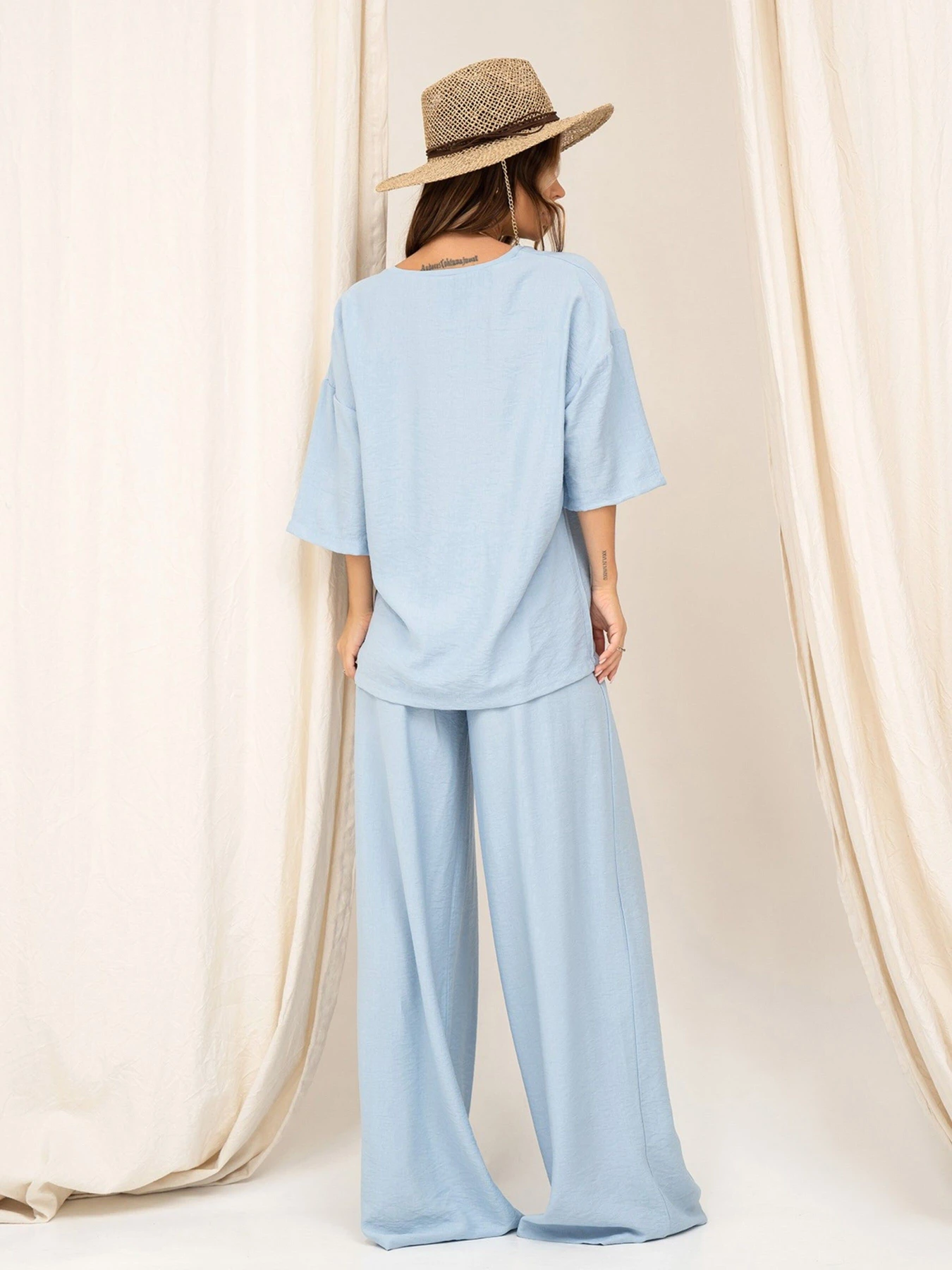 Костюми ISSA Plus модель 13883_blue Фото
