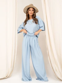 Костюми ISSA Plus модель 13883_blue Фото