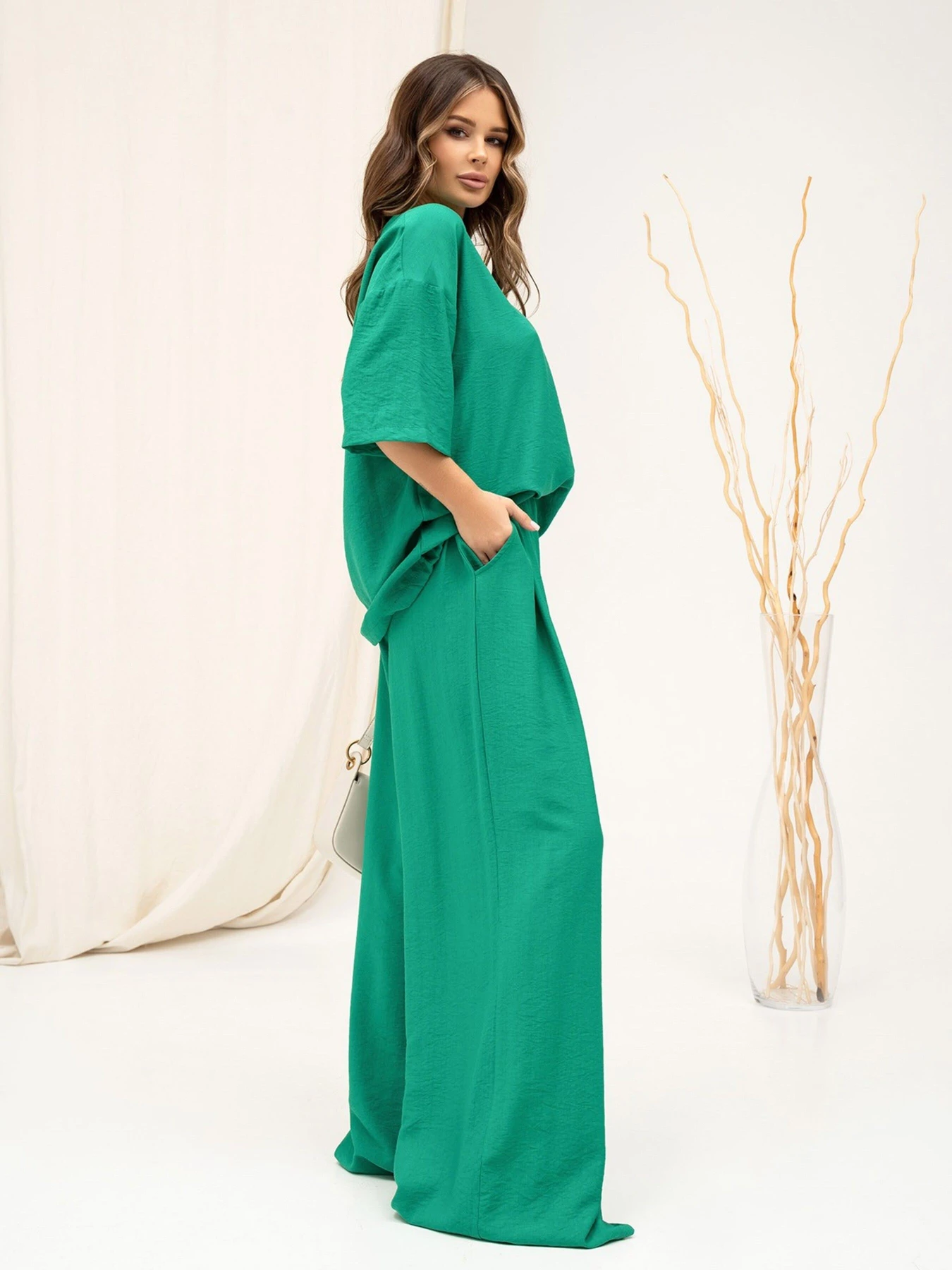 Костюмы ISSA Plus модель 13883_green Фото
