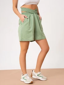 Шорти ISSA Plus модель 13885_olive Фото
