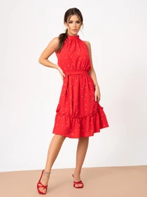 Платья ISSA Plus модель SA-272A_red Фото