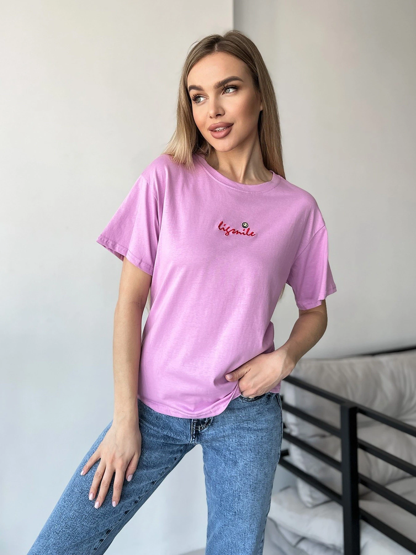 Футболки и поло ISSA Plus модель WN20-421_lilac Фото