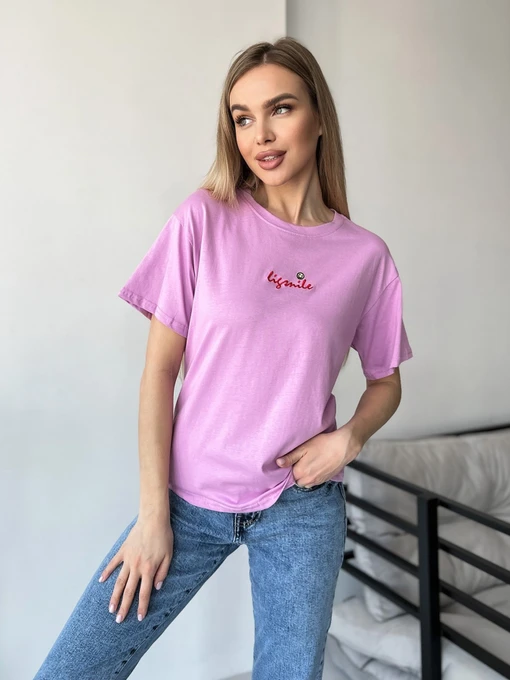 Футболки и поло ISSA Plus модель WN20-421_lilac Фото