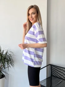 Футболки и поло ISSA Plus модель WN20-429_lilac Фото