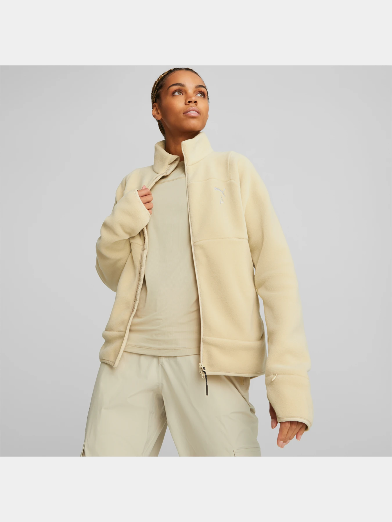 Куртки и дубленки PUMA Seasons Fleece Full Zip W модель 522581 Фото