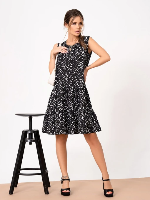 Платья ISSA Plus модель 13871_black Фото