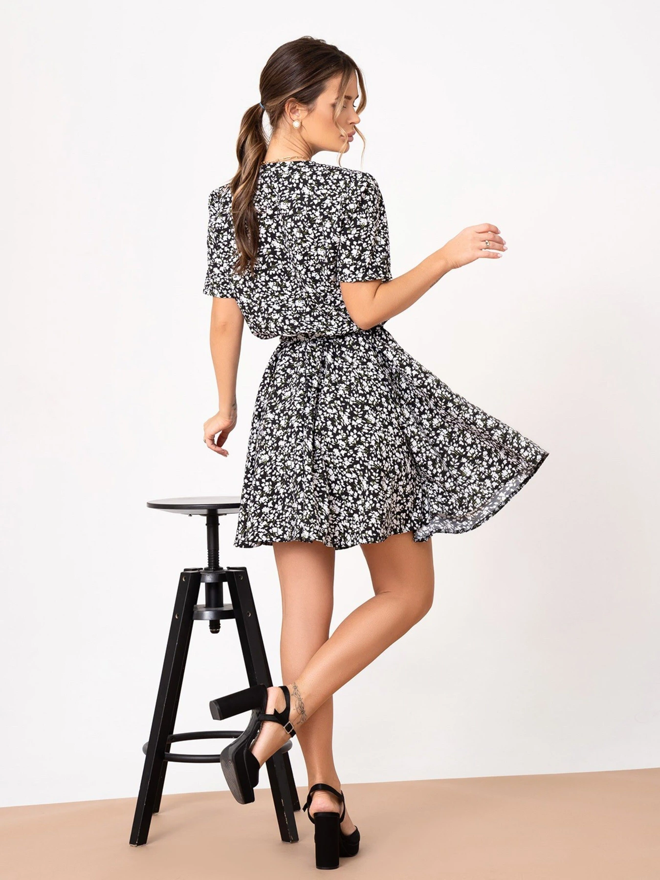 Платья ISSA Plus модель 13872_black Фото