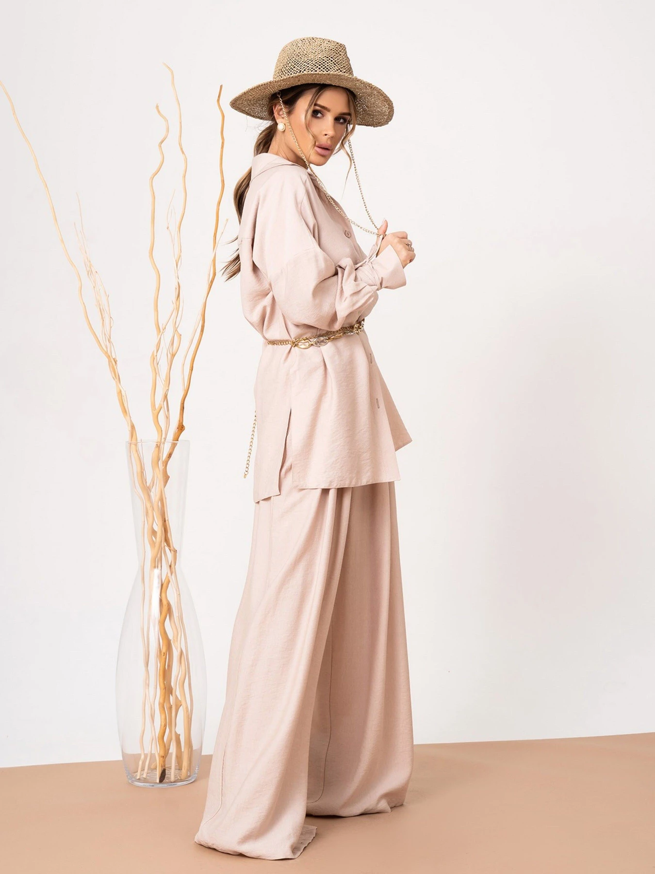 Костюми ISSA Plus модель 13886_beige Фото