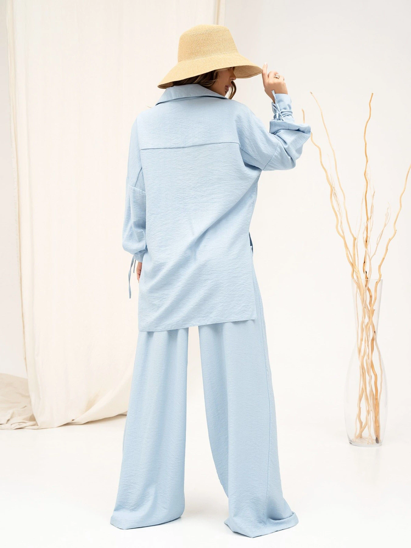 Костюмы ISSA Plus модель 13886_blue Костюмы ISSA Plus модель 13886_blue Фото
