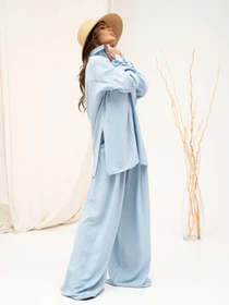 Костюмы ISSA Plus модель 13886_blue Фото