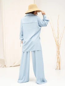 Костюмы ISSA Plus модель 13886_blue Фото