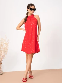 Платья ISSA Plus модель SA-248_red Фото