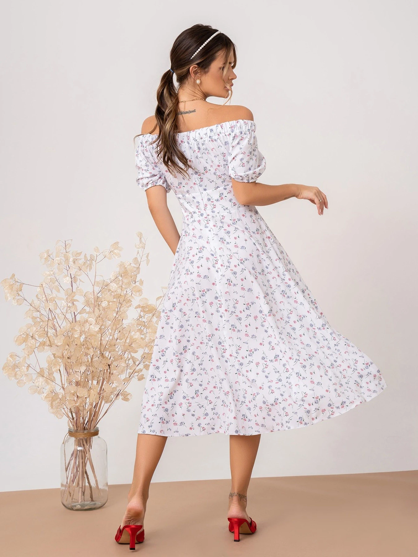 Платья ISSA Plus модель SA-413_white Платья ISSA Plus модель SA-413_white Фото