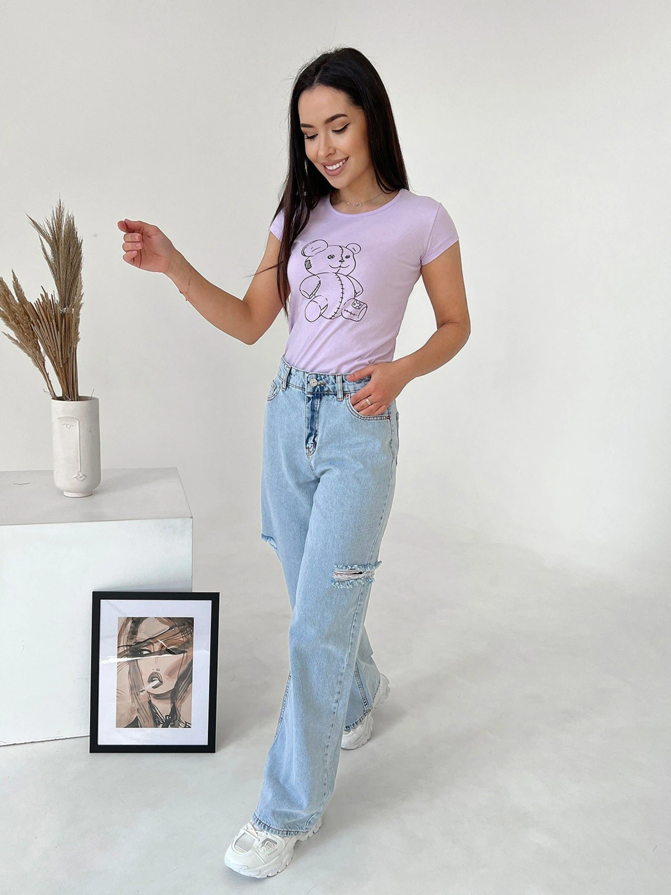 Футболки и поло ISSA Plus модель WN20-435_lilac Фото