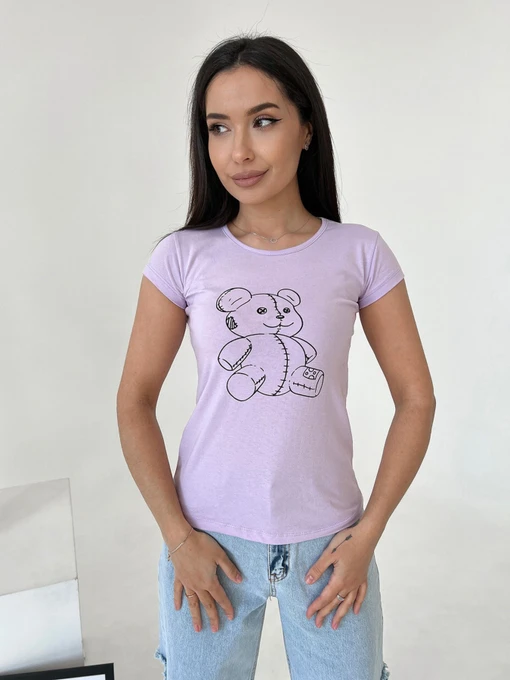 Футболки и поло ISSA Plus модель WN20-435_lilac Фото