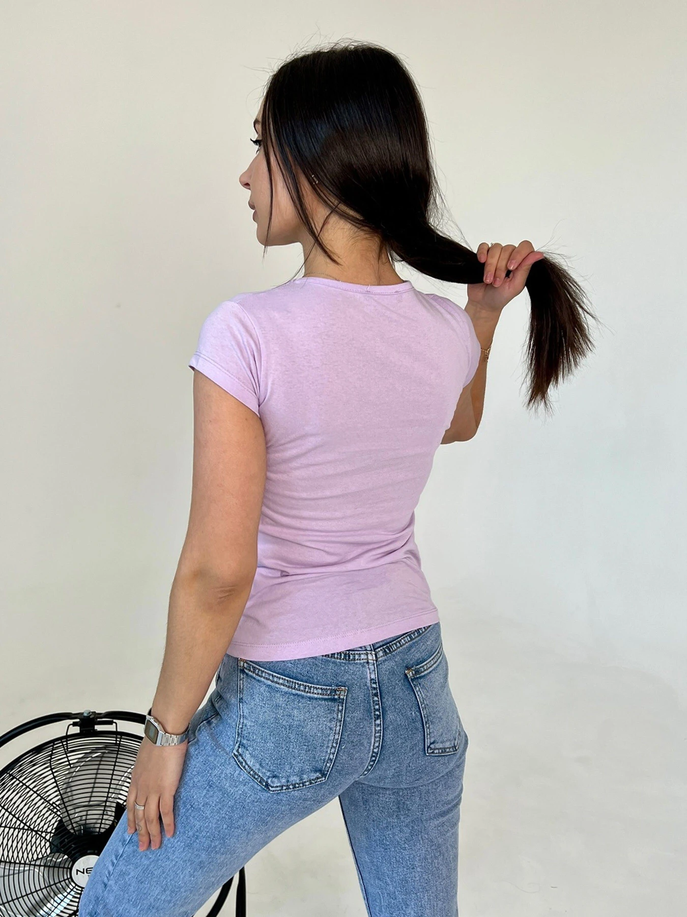 Футболки и поло ISSA Plus модель WN20-436_lilac Фото