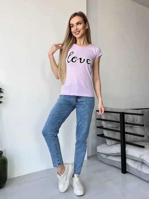 Футболки и поло ISSA Plus модель WN20-439_lilac Фото