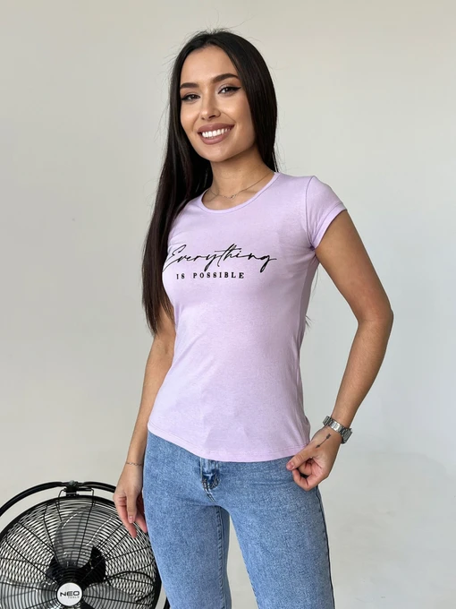 Футболки и поло ISSA Plus модель WN20-440_lilac Фото