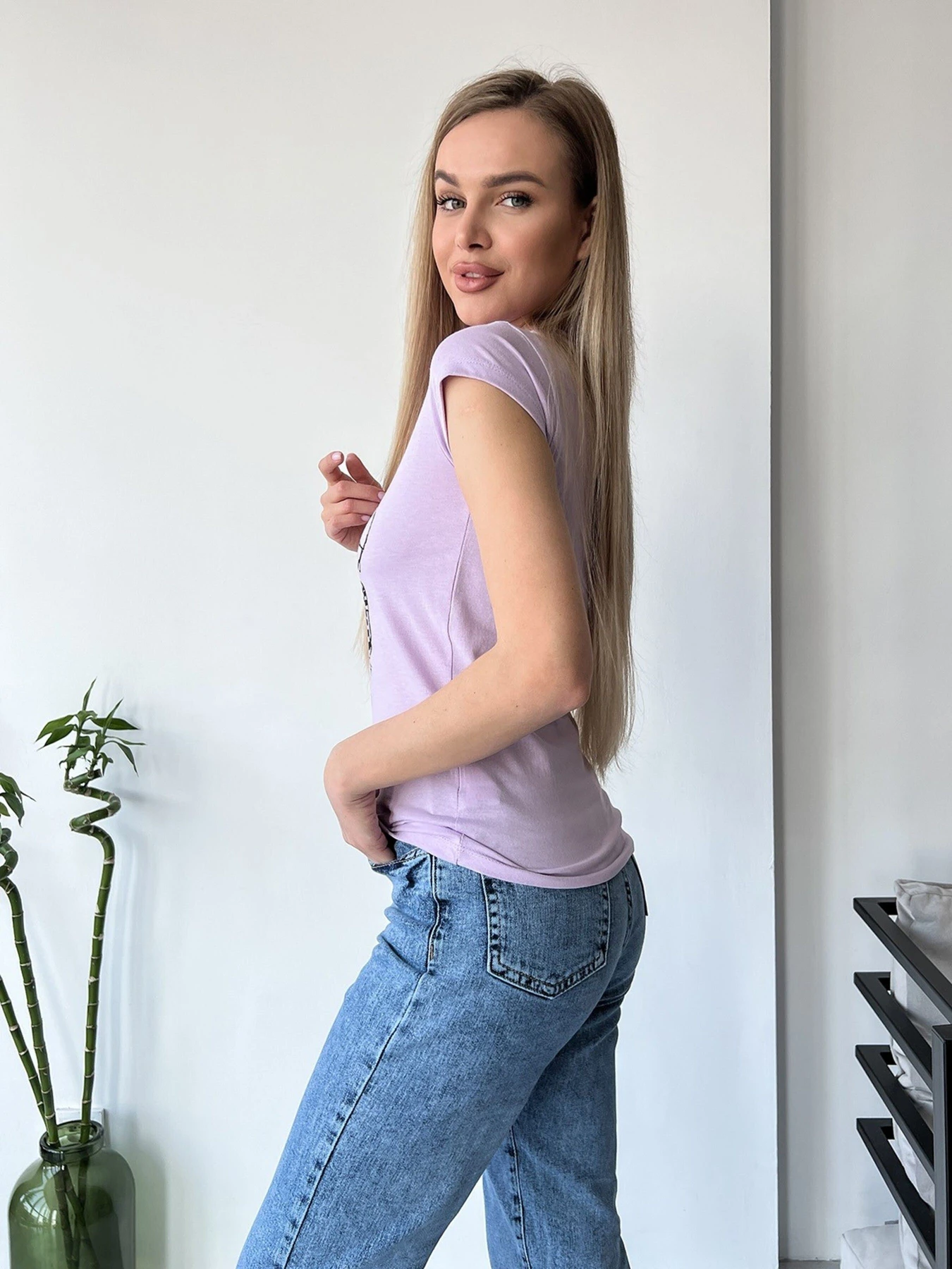 Футболки и поло ISSA Plus модель WN20-441_lilac Фото