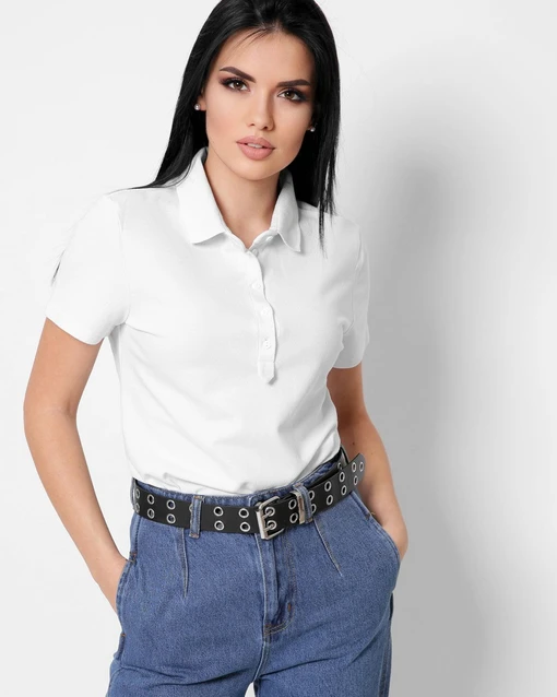 Бавовняне Жіноче Поло CARICA фото 3