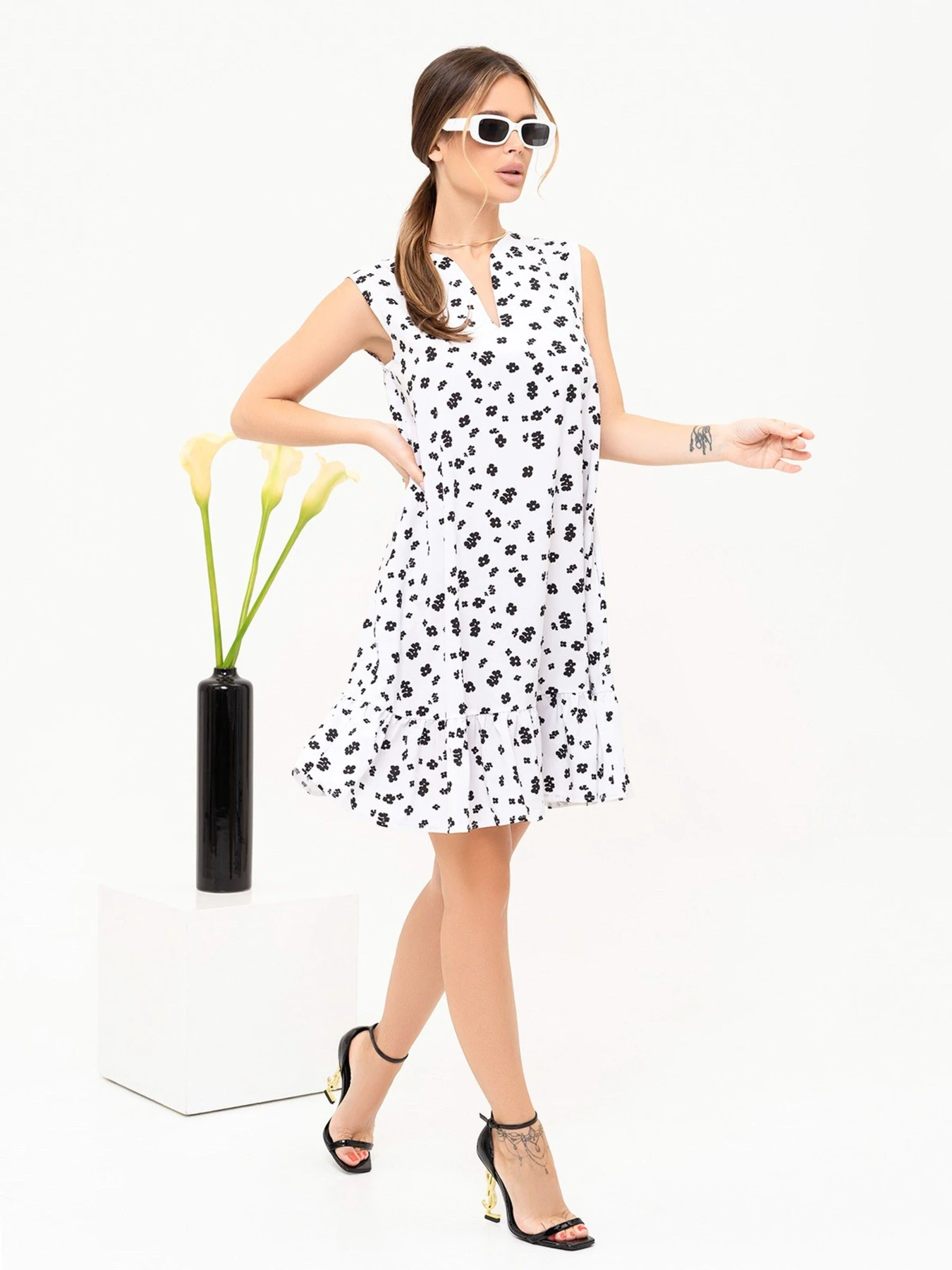 Платья ISSA Plus модель 13890_white Платья ISSA Plus модель 13890_white Фото