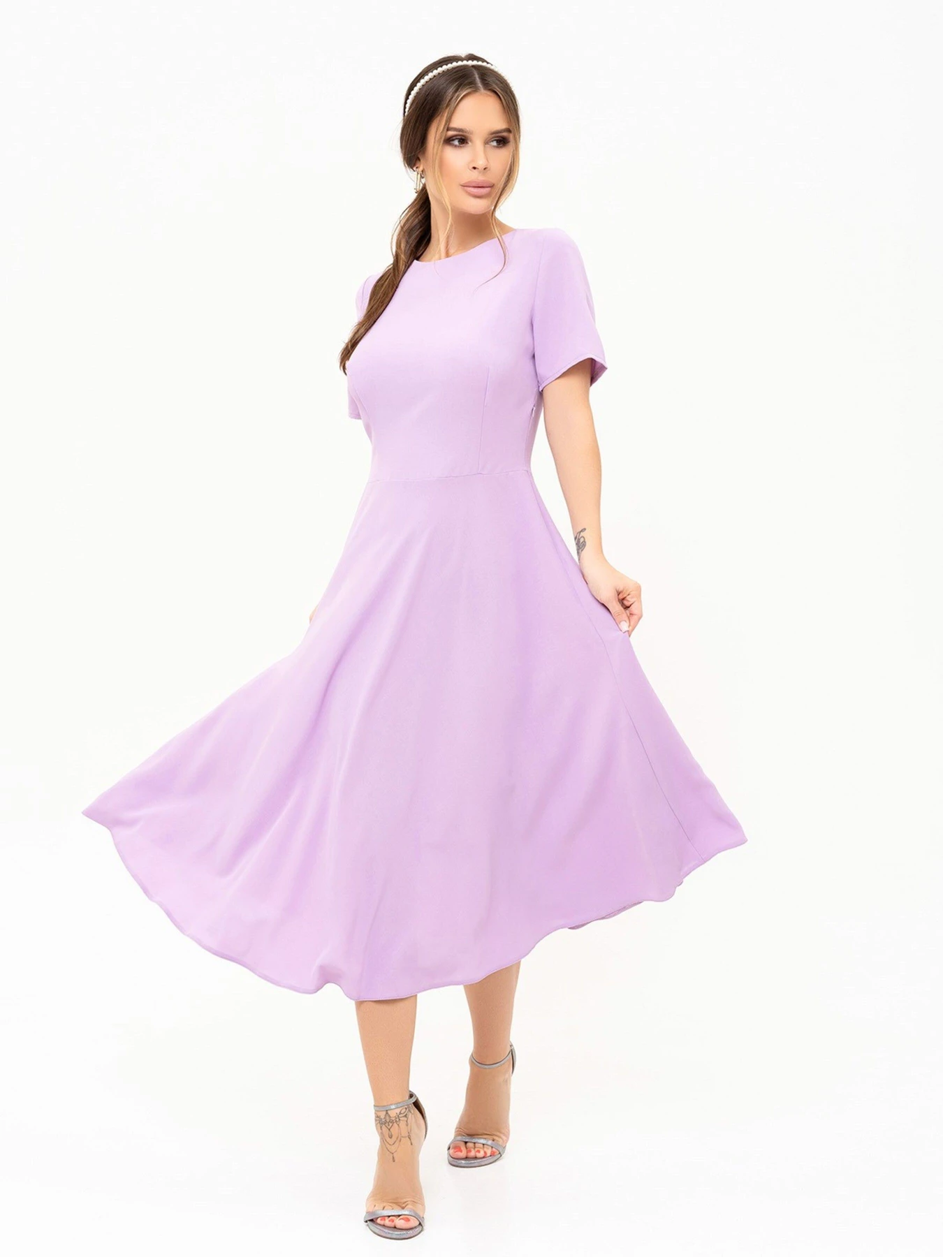 Платья ISSA Plus модель 13892_lilac Платья ISSA Plus модель 13892_lilac Фото
