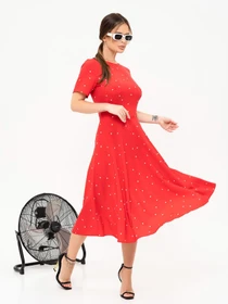 Платья ISSA Plus модель 13893_red Фото