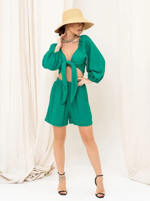 Костюмы ISSA Plus модель 13897_green Фото