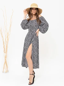Платья ISSA Plus модель 13900_black Фото