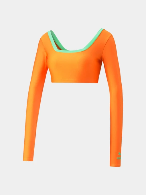 Футболки и поло PUMA x Dua Lipa Ls Crop Tee модель 536634 Фото