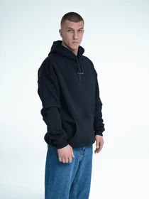 Худи и свитшоты Bezlad модель hoodiebasicblacklogo Фото