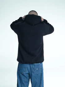 Худи и свитшоты Bezlad модель hoodiebasicblacklogo Фото