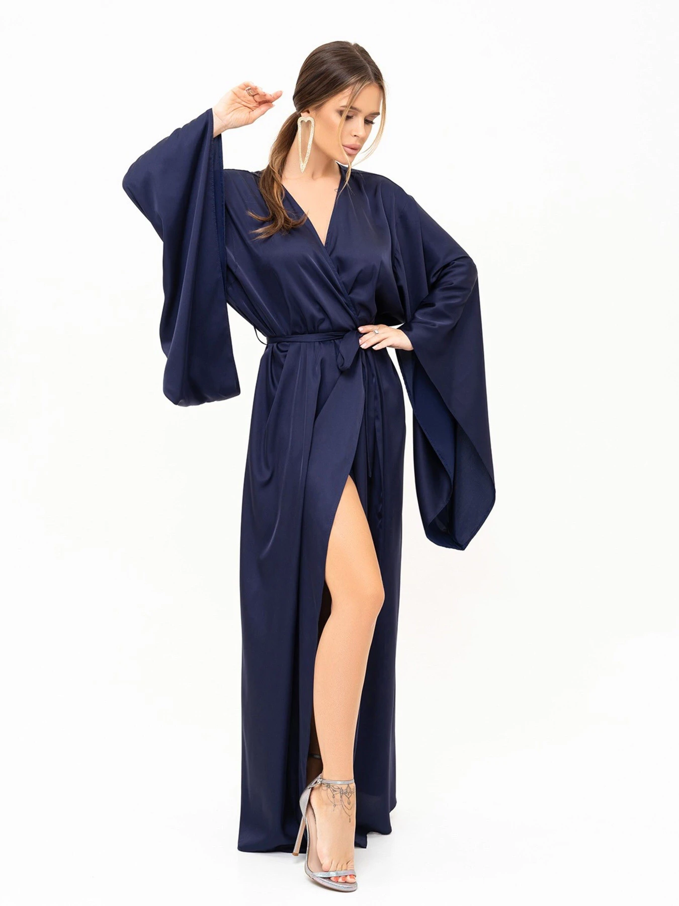 Платья ISSA Plus модель 13903_darkblue Фото