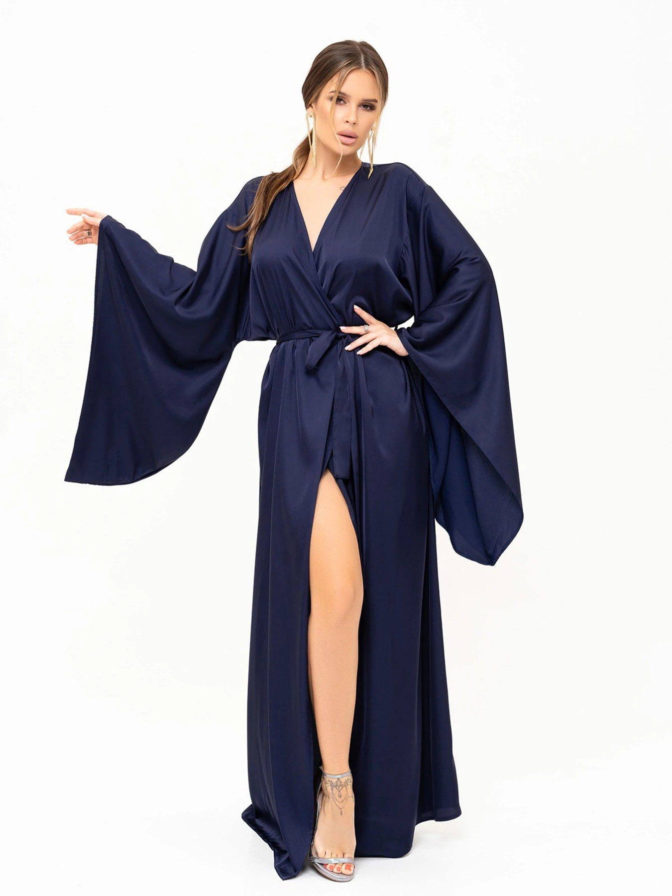 Платья ISSA Plus модель 13903_darkblue Фото