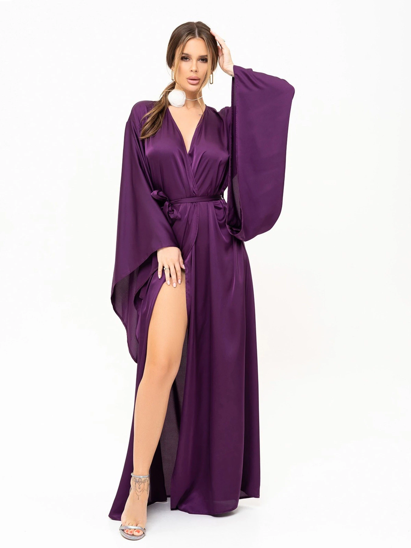 Платья ISSA Plus модель 13903_purple Платья ISSA Plus модель 13903_purple Фото
