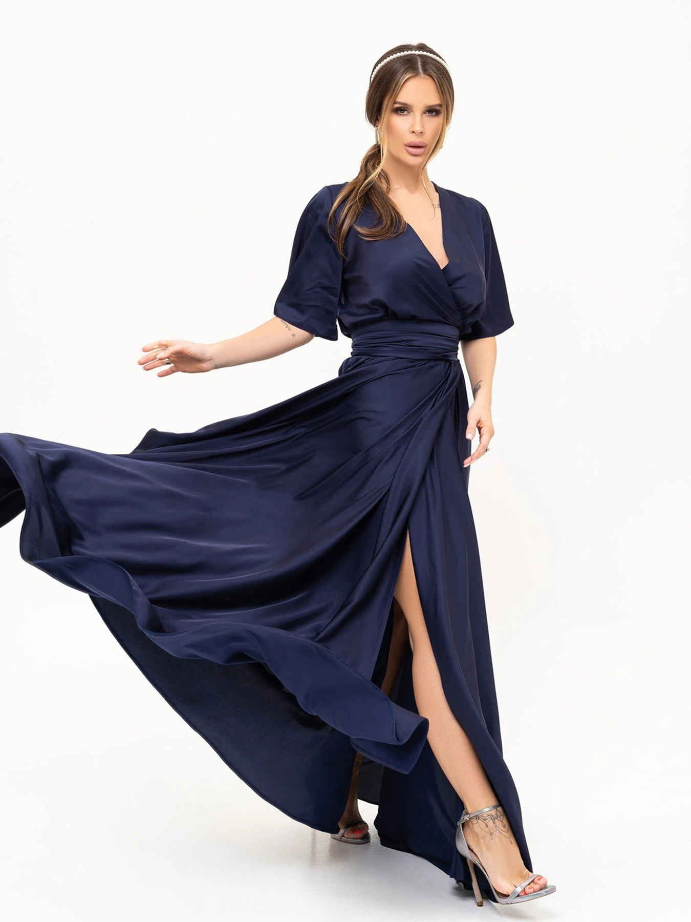 Платья ISSA Plus модель 13916_darkblue Платья ISSA Plus модель 13916_darkblue Фото