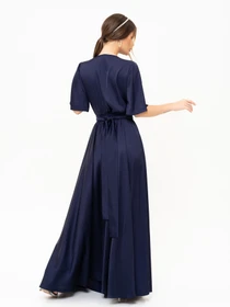 Платья ISSA Plus модель 13916_darkblue Фото