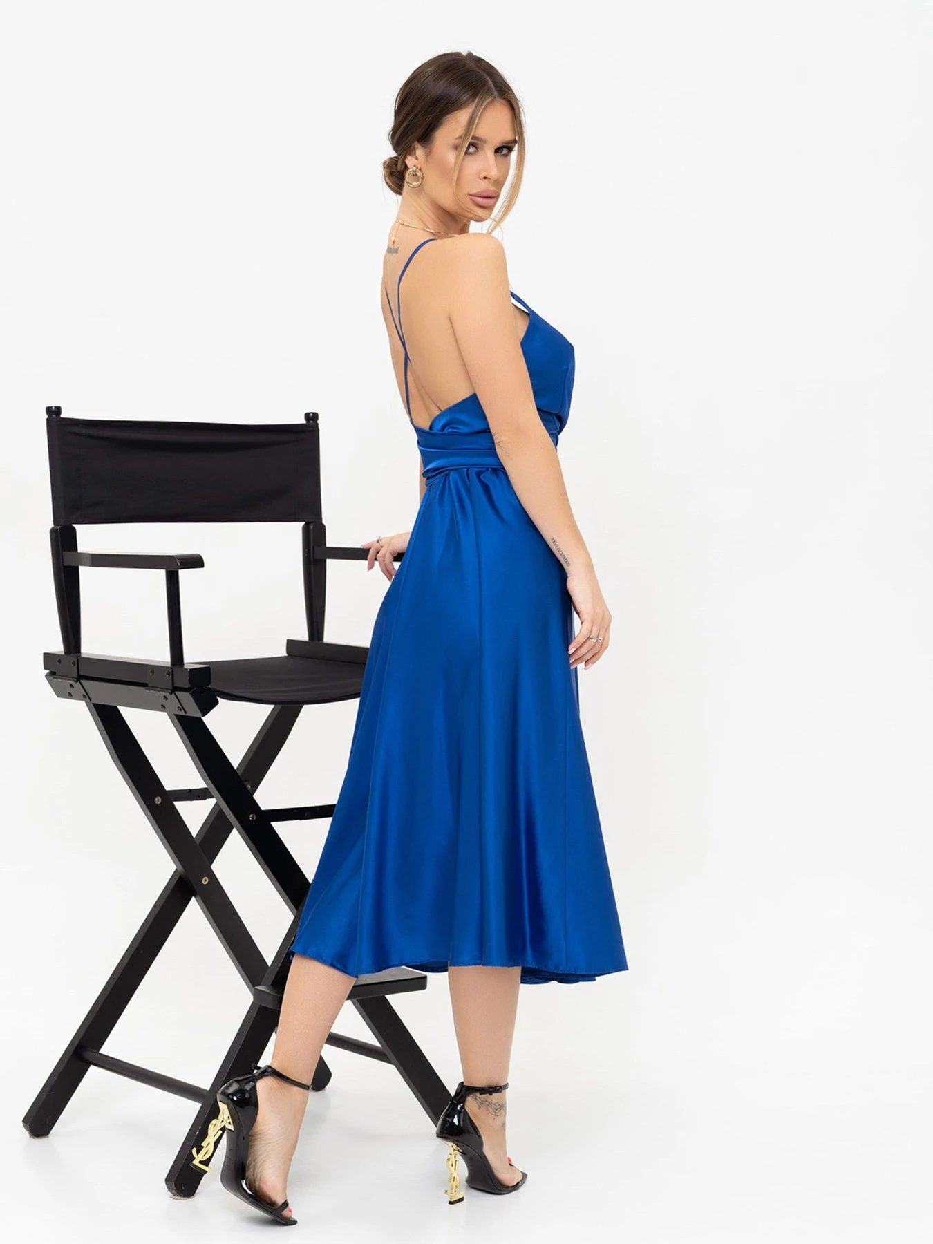 Платья ISSA Plus модель 13917_blue Фото
